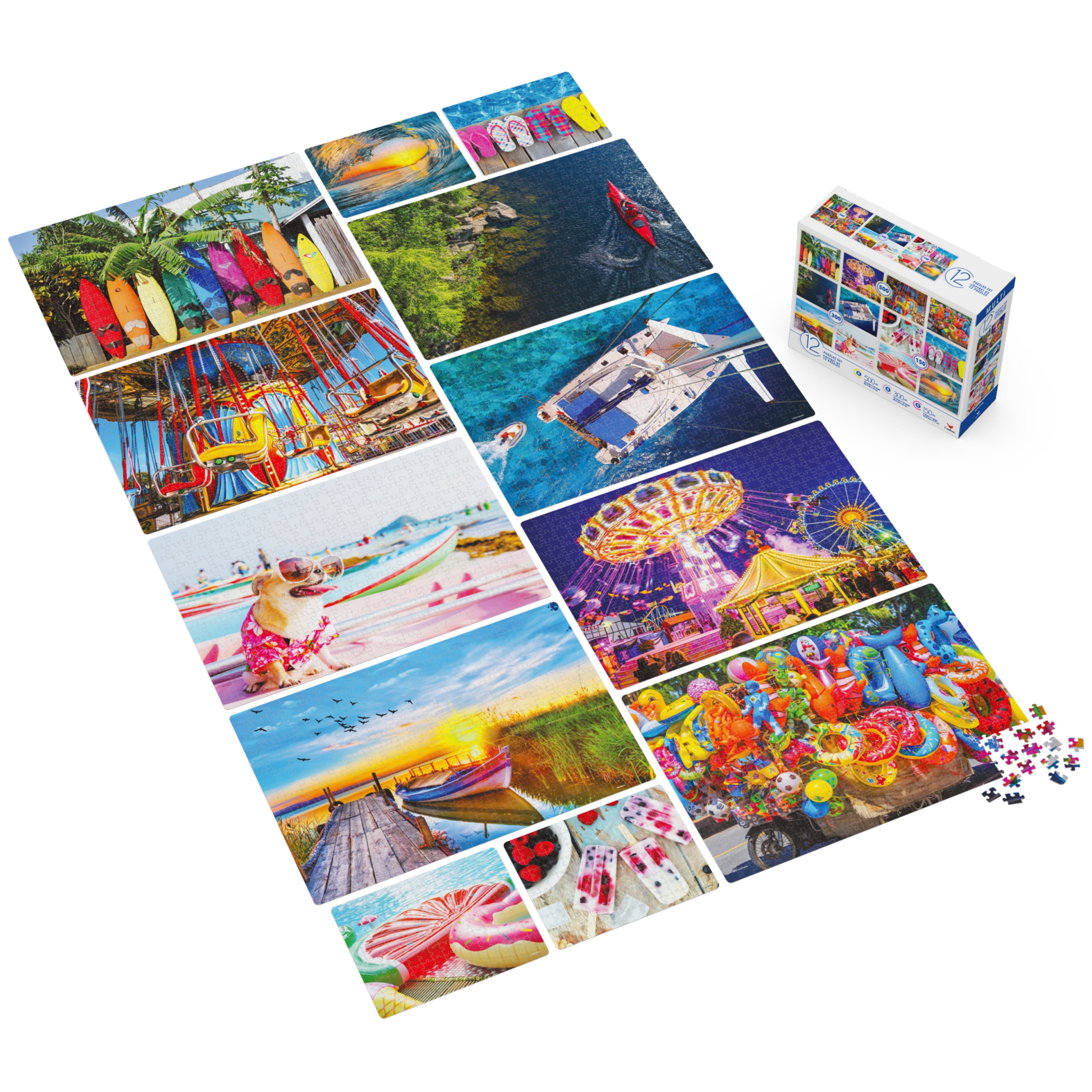 Mini Brands, Activity Bundle Game and Foil Puzzle, for Kids Ages 8+ 