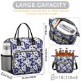 thumbnail image 5 of Pioneer Flower Floral Print Pattern Womens Lunch Box for Work,Insulated Large Lunch Bag,Leakproof Adult Lunch Bag for Work,Beach,Travel,Picnic,Camping, 5 of 6