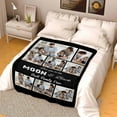 thumbnail image 5 of Picture Blankets Customized, 10 Photos Customized Blanket, Custom Picture Blankets, Gifts for Sister Dad Mom Daughter Son, 5 of 5