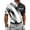 X008-Zebra, variant on Shirts for Men the United States Short-Sleeve Patriotic Polo Shirt Casual 250 Year American Anniversary Shirt White M