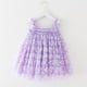 thumbnail image 2 of Odeerbi Niñas Verano Floral Tul Tutu Vestido Tank Vestido Cake Puffy Vestido Sin Mangas Tirante Malla Vestido de Sol, 2 of 5