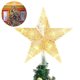 thumbnail image 3 of Estrella LED de Navidad HUOGUO Color Blanco Cálido 23 x 23 x 4 cm, 3 of 5