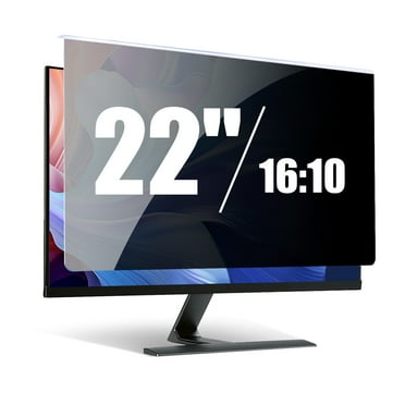 22" Computer Privacy Screen Filter for 16:10 Monitor, Hanging Blue Light Filter Privacy Film for 20, 21.5, 22 inch Widescreen Desktop Monitor, Universal Anti Scratch Privacy Screen Protector Cover