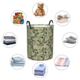 thumbnail image 5 of KLL Tropical Plants Green Waterproof Foldable Laundry Hamper Bucket with Handles for Storage Bin,Kids Room,Home Organizer (Medium ), 5 of 7