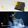 thumbnail image 3 of Guirnalda de luces solares, paquete de dos cada una de 200 LED, 72,2 pies, 2 modos, funciona con energía solar, resistente al agua, alambre de cobre Sincero Hogar, 3 of 6