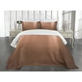 thumbnail image 3 of Ambesonne Abstract Quilted Bedspread Set 3 Pcs, Industrial Modern, King Size, Pale Coral Chocolate, 3 of 5