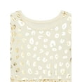 thumbnail image 2 of Garanimals Toddler Girls Metallic Print Skater Dress, Sizes 18M-5T, 2 of 3