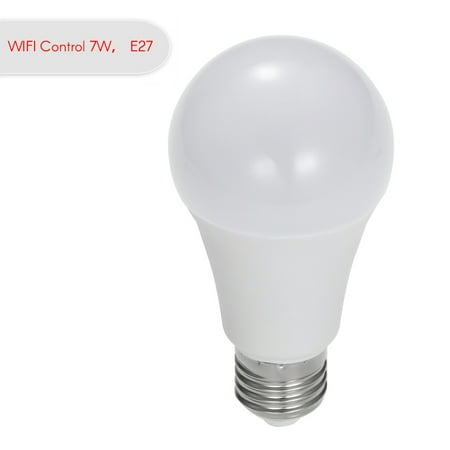 

Htovila Smart Wifi LED Light Bulb RGB Multicolor LED Bulb 7W E27 Dimmable Light Phone Remote Control