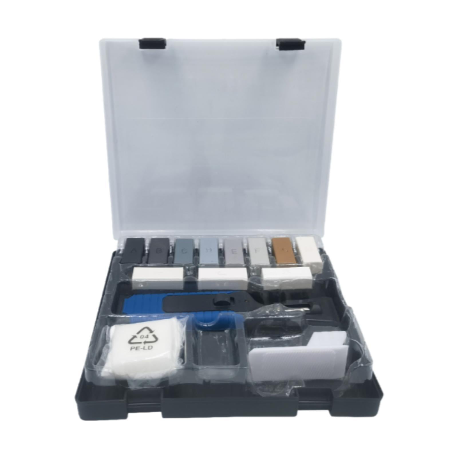 Luzkey Floor Repairing Tool Set Sticks and Melting Tool 11 Hard Convenient to Use Portable Crevice Repair Tool for Furniture