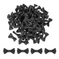 thumbnail image 1 of 80pcs Lazos Negros 1.2"x0.6" Mini Lazo para Manualidades Lazos de Satén al por Mayor, 1 of 6