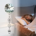 thumbnail image 4 of Battery Operated Analog Wall Clocks Non-Ticking Silent Modern Clock Decorative for Home,Office-Isolated Palm Tree On The Beach With Muted Colors(10inch), 4 of 4