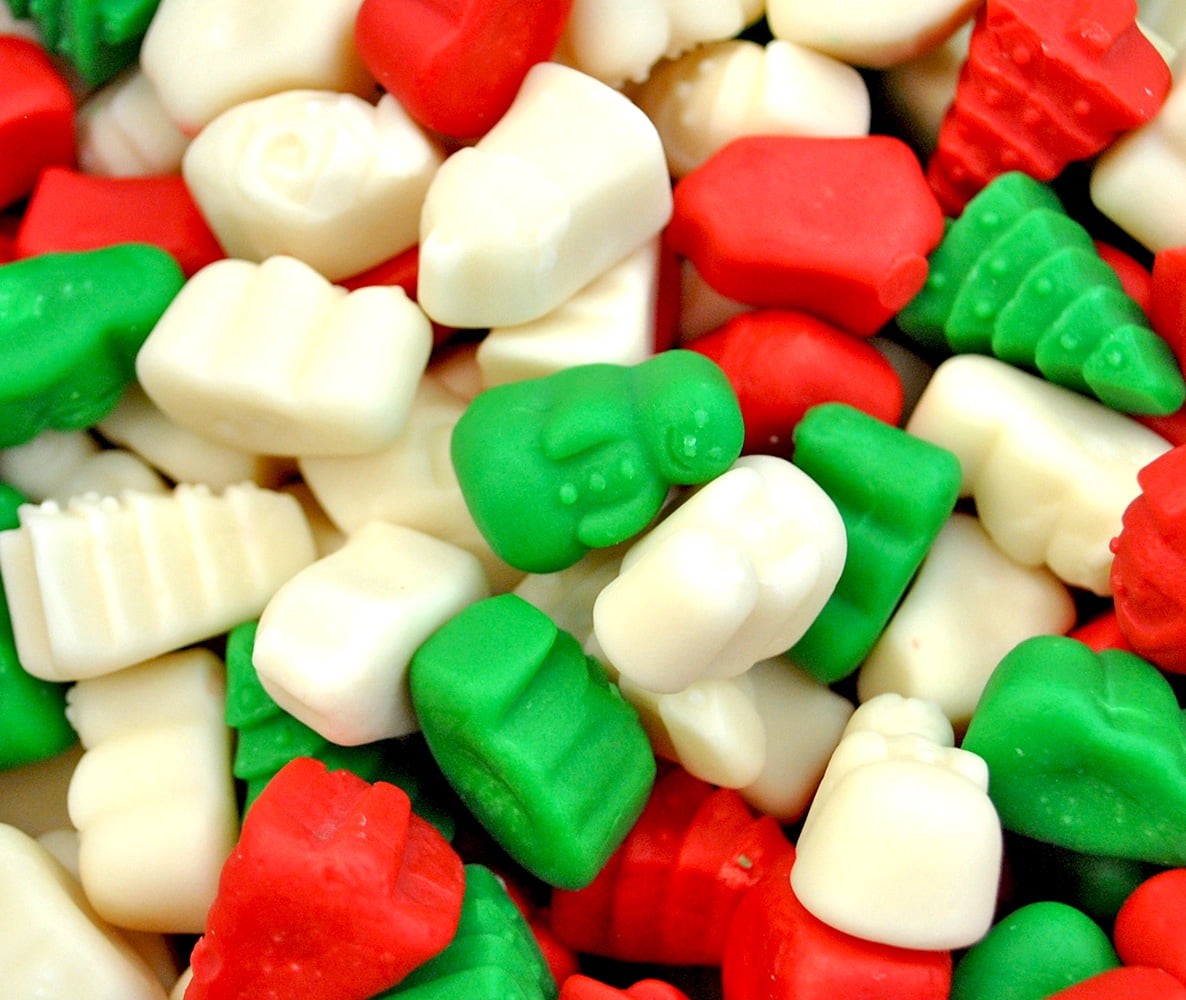 SweetGourmet Holiday Mello Creme  Red Green White Christmas Candy Mix  2 pounds - Walmart.com