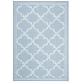 thumbnail image 2 of SAFAVIEH Machine Washable Rug Indoor/Outdoor Bermuda Collection - Bermuda Tamaya Geometric Machine Washable Indoor/Outdoor Area Rug, Light Blue/Ivory, 5'3" x 7'6", 2 of 11
