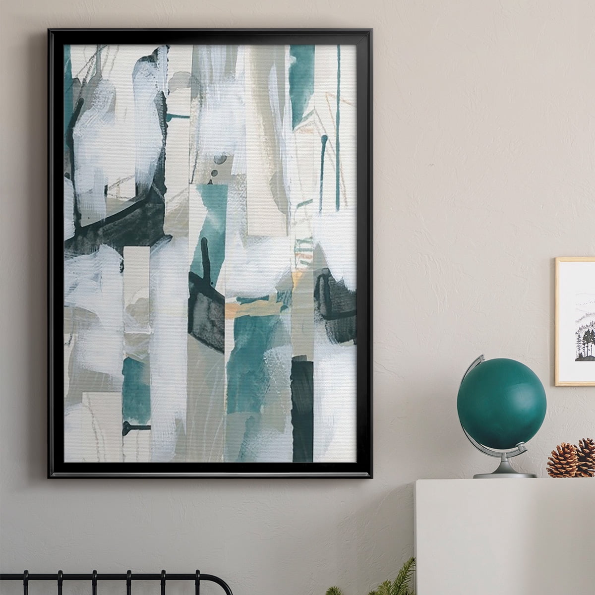 Sea Cavern Strata III Premium Framed Print, in Gold, Black, or Silver - Ready to Hang