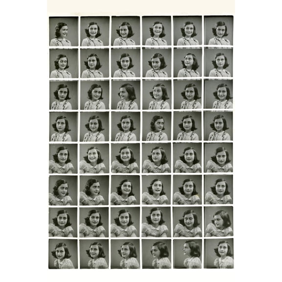 24x36 gallery poster, Photographs of Anne Frank, 1939