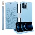 thumbnail image 1 of Funda Cartera GANGXUN con Diseño de Perrito en Relieve para iPhone 13 Pro Max , Protección 360° con Ranuras y Correa Desmontable, 1 of 6