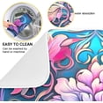 thumbnail image 2 of Dish Drying Mat Mandala Lotus Flower Absorbent Dry Mats for Dishes Draining Pad for Kitchen Countertop 16" x 18", 2 of 7