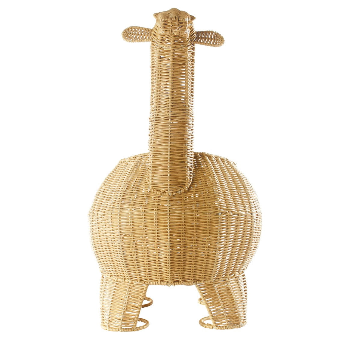 Kaplan Early Learning Company Giraffe Washable Wicker Floor Basket