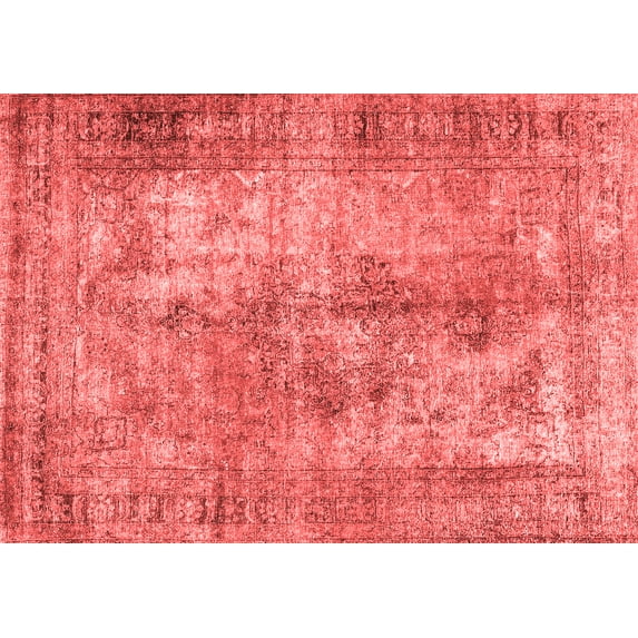 Ahgly Company Indoor Rectangle Persian Red Traditional Area Rugs, 7' x 9'