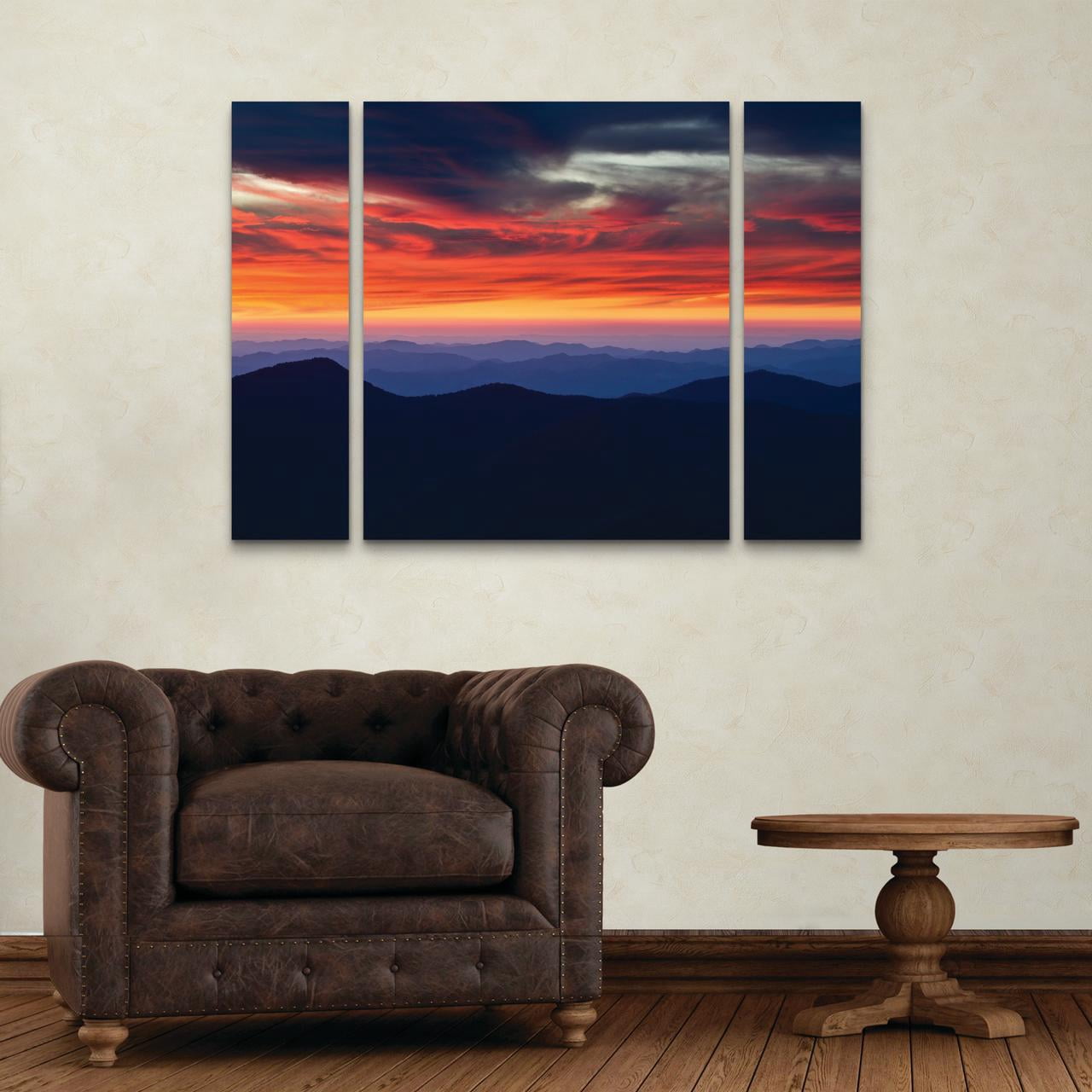Trademark Fine Art 'Mount Mitchell Sunset' Canvas Art by Pierre Leclerc