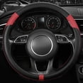 thumbnail image 4 of Big sale! Car Steering Wheel Cover Microfiber PU Leather Elastic Protector J4C8, 4 of 8