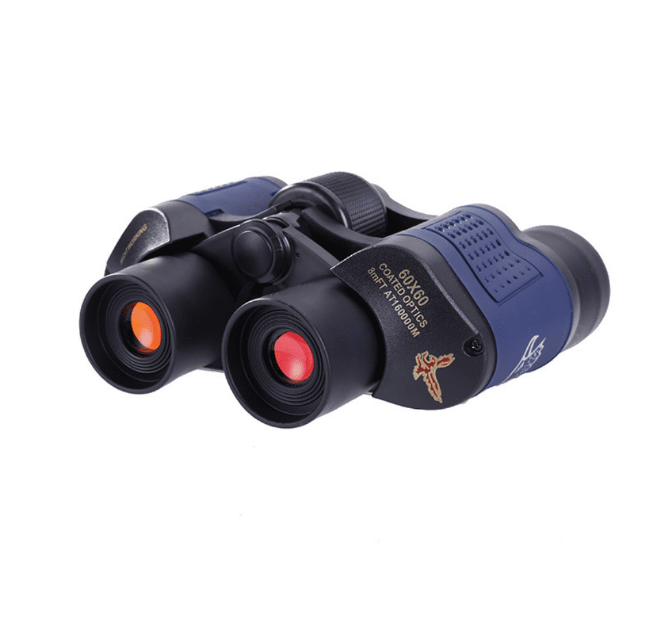 60x60 HD Telescope  Binoculars Ipx4 Waterproof Bak4 Prism Fmc Coating Folding Portable For Observing Outdoor Scenery Camping Hunt