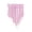 Light pink, variant on HOMEIORA 1 Pc Beaded Sheer Windows Valance 51 in W x 23.6 in L, Scalloped Kitchen Curtain, Bathroom Swag Sheer with Rod Pocket, Short Valance Drape for Bedroom Living Room - Orange