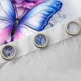 thumbnail image 4 of Castle Fairy Butterfly Blackout Curtains Set of 2 (52x84 Each),Floral Window Curtains, 4 of 6