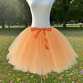 thumbnail image 5 of Wdgfv Adult Women 80's Tutu Skirt Layered Tulle Petticoat Halloween Tutu, 5 of 7