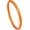 Bright Orange, variant on Candy Color Glitter Resin Bangle Friendship Bracelets Lightweight Soft Silicone Plastic Stack Wristband for Women Men 70s 80s Holiday Beach Jewelry Birthday Party Gifts