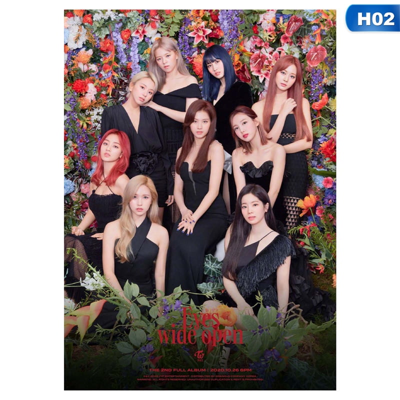 Riapawel Popular Kpop Twice Poster I Can T Stop Me A3 Size Thicken Coated Paper Poster For Fans Multi Style02 Walmart Com