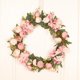 thumbnail image 3 of Corona de rosas artificiales de 40 cm para colgar en la ventana o la puerta, adorno de pared navideño, decoración de corona nupcial para boda, 3 of 5