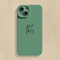 thumbnail image 3 of Cartoon Red Man Phone Case For iPhone 15 14 13 12 11 Pro Max Mini X XR XS 7 8 Plus SE Shockproof Middle Finger Soft Back Cover, 3 of 5