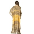 thumbnail image 2 of Sakkas Catia Women's Boho Casual Long Maxi Caftan Dress Kaftan Cover-up LougeWear - 18-Cafenoir - One Size, 2 of 5