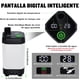 thumbnail image 4 of Regadera Portatil Recargable, 6000mAh Regadera Camping Electrica con Pantalla LED, 4 Modos de Pulverización, Ducha Portatil IPX7 Impermeable para Senderismo, 4 of 8