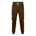 thumbnail image 4 of Admvng Sweatpants for Men Casual Solid Pocket Thick Elastic Waistband Workwear Pants,Size S-3XL, 4 of 4