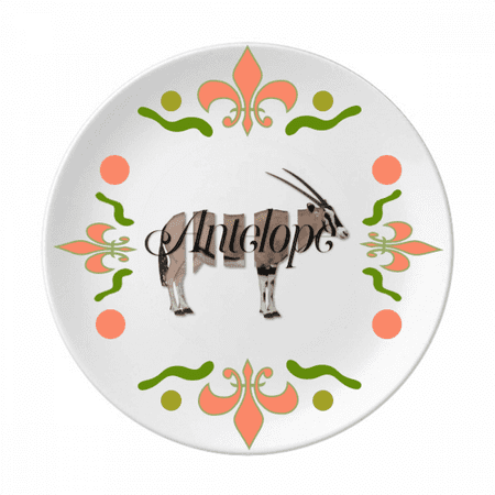 

Antelope Body Segregation Assemblage Flower Ceramics Plate Tableware Dinner Dish