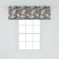 thumbnail image 2 of Ambesonne Abstract Valance Pack of 2, Vintage Summer Romantic, 54"X18", Multicolor, 2 of 2