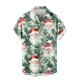 thumbnail image 5 of Blusa y camisa de manga corta con cuello vuelto para hombre, blusa informal de moda con cuello vuelto, blusa estampada de manga corta con botones, blusa de poliéster para hombre, 5 of 6