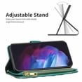 thumbnail image 2 of Samsung Leather Case Card Holder for Samsung Galaxy S23 Plus wallet Case Cover - Green, 2 of 5