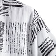 thumbnail image 4 of SHIXIAOO Chemise Blouse pour Homme Mode Décontractée à Rayures Imprimées à Manches Courtes Boutonnée Col Rabattu Col Roulé Perlé Chemises à Manches Longues pour Hommes, 4 of 7