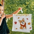thumbnail image 3 of Cute Corgi Autumn Hand Towels for Bathroom, Maple Leaves Kitchen Towel 2 PCS Ultra Soft and Highly Absorbent Decorative Fingertip Face Bath Towels for Spa & Hotel, 28.3"x 14.4", 3 of 5