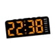 thumbnail image 5 of Reloj despertador digital LED multifuncional rectangular con luz ambiental Naranja, 5 of 9