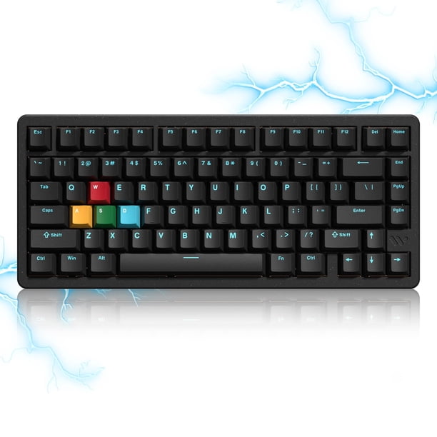 Teclado Womier SK75 TMR/HE Gaming 75% Inalámbrico de Aluminio