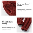 thumbnail image 2 of Women‘s Fuzzy Pajama Sets 2 Piece Pjs Cozy Fleece Oversized Pullover Pants Sets Loungewear，Grey XXL, 2 of 8