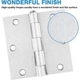 18 Pack Brushed Nickel 3.5 Inch Door Hinge for Doors Interior Door ...