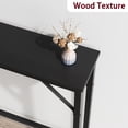 thumbnail image 5 of Aoile 39.3" Behind Couch Table, Sofa Tables Narrow Long for Living Room, Entryway, Hallway, Black, 5 of 8