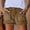 W9-Khaki, variant on Textilo Jeans Shorts for Women Elastic Waist Drawstring Frayed Hem Jorts with Pockets High Waisted Jean Shorts Summer Casual Lightweight Comfy Short Pants,Black M