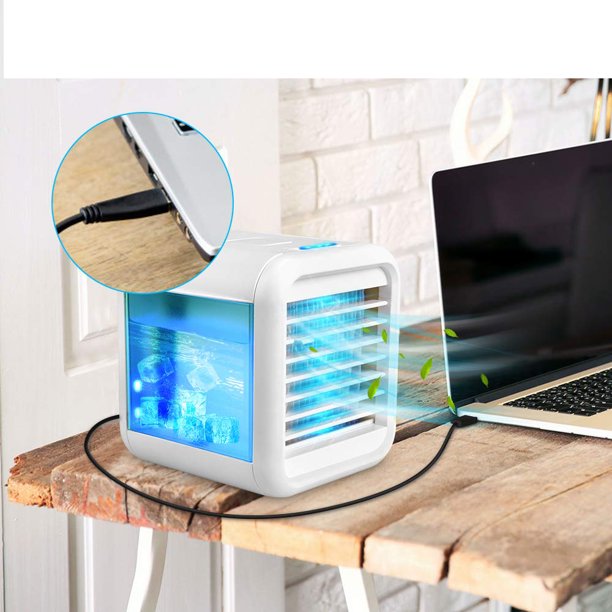 UltraQuiet Personal Air Cooler, USB Evaporative Coolers with Waterbox