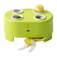 thumbnail image 2 of Cheese Box interactive Cat toy for indoor Cats, 3-in-1 Whack A Mole Feather toy, 3 Modes Rechargeable Auto Cat toys for Bored Cats, 4 Holes Kitten toy, 4 Accessories, 2 of 4